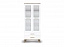 Шкаф-витрина 800 Вега Скандинавия («белый глянец», белый + дуб каньон), ЛДСП - миниатюра